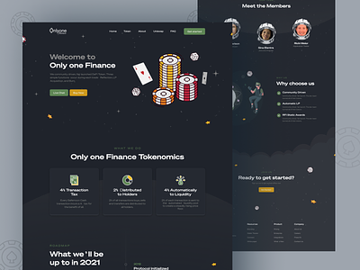 Onlyone - gambling crypto tokens Website 3d and graphic elements best gambling cryptocurrency branding crypto crypto tokens gambling crypto tokens gaming cryptocurrency illustration typography ui ux