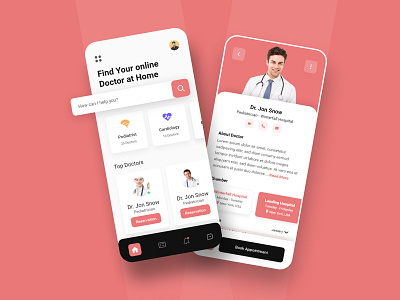 Doctor appointment app designs for inspiration