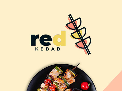 Red Kebab - Turkish Food branding design logo vector