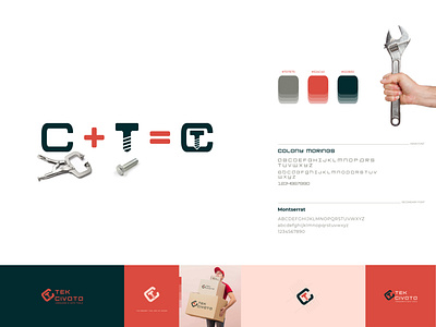 Tek Civata Hand Tool & Hardware - Branding branding design logo typography vector