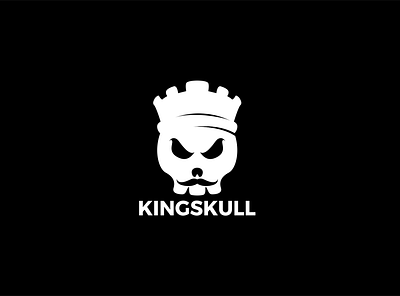 kingskull logo abstract branding brandinglogo brandlogo design designslogo flat graphic design icon illustration logo logodesigner logos mascot monogram skull vector