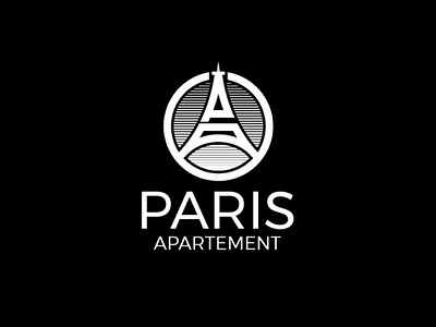 Paris apartement monogram abstract branding brandinglogo brandlogo design designlogo designslogo flat illustration logo logoflat monogram parislogo vector