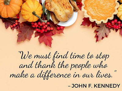 Today's Thanksgiving Quote