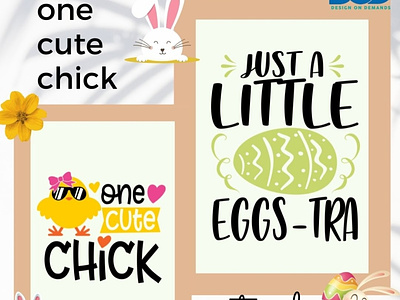 🐣🐣One Cute Chick 🐣 📌IT'S FREE 📌 design designondemands dod easter day free jpg png sublimation svg