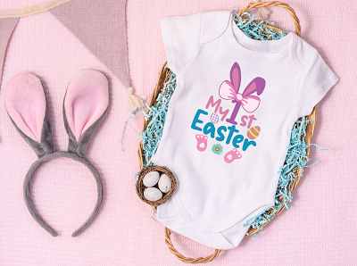 💥My First Easter 💥 🛑They're so Cute design designondemands dod easter day jpg my 1st easter png sublimation svg