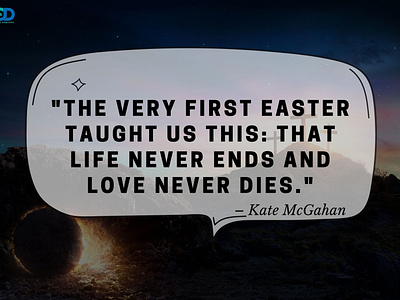 | TODAY'S EASTER QUOTE |