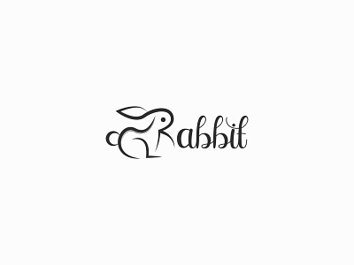 Rabbit wordmark Logo animal logo branding bunny bunny logo colorfull logo design graphic design identity illustration lettermark logo logo logotype motion graphics rabbits typography ui vector wordmark rabbit logo wordmark series wordmarks