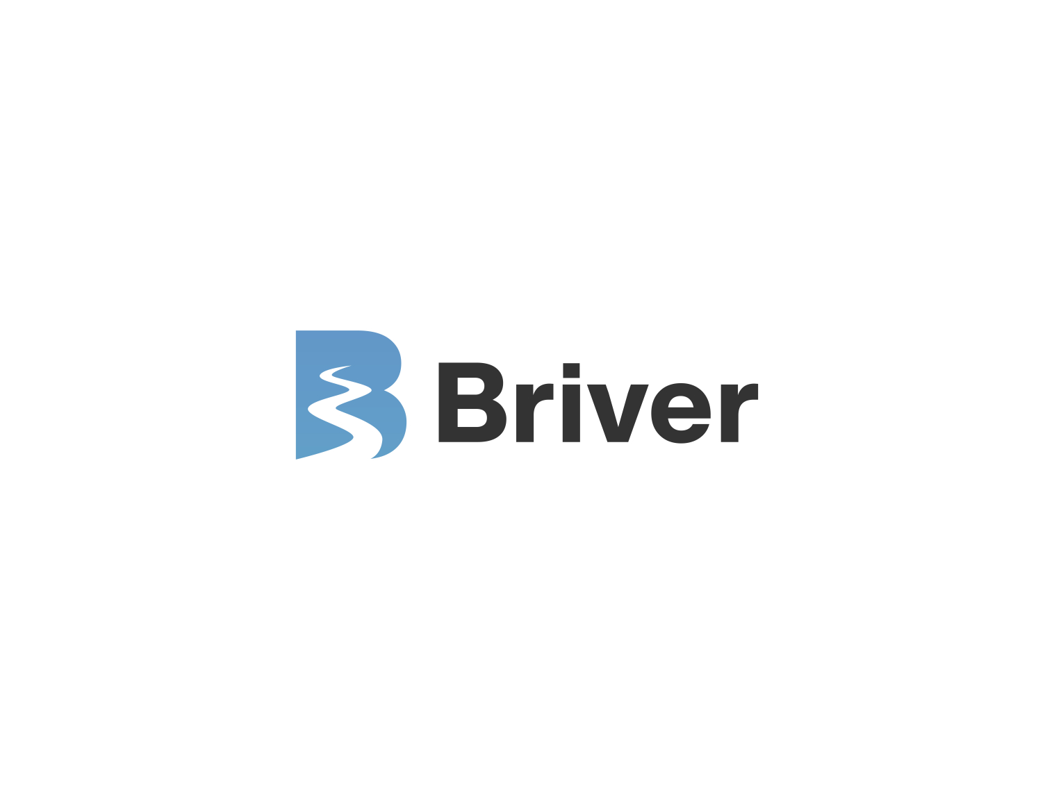 Briver / Letter B With River By Babu Ahmed | Logo Designer On Dribbble