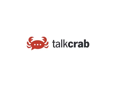 talk carb animal chat logo claws crab crab logo creative crab logo creative talk logo illustration logo logotype message logo minimalist logo negative space restaurant seafood sms logo speak talk carb logo talk logo tasty