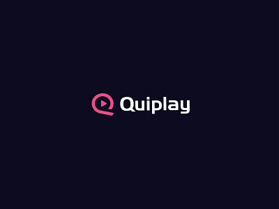 Quipaly active audio branding channel icon internet letter q live logo media minimal multimedia music online play player q play social streaming video