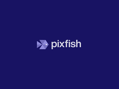 Pixfish animal blockchain branding coding crypto design fintech fish logo logotype mark monogram nft piranha pixel pixel art pixels software startup symbol