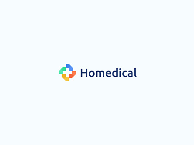 Homedical logo brand identity branding clean clinic design health health logo healthcare home medical logo hospital logo logo design logo mark medical medical logo medicine minimal nursing home pharma pharmacy