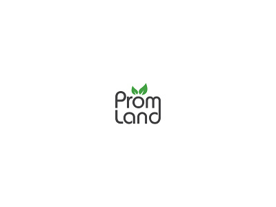 Prom land brand identity branding food icon leaf logo logo design mark natural organic