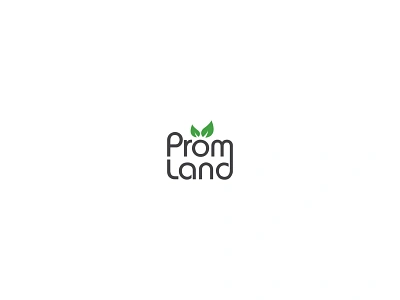 Prom land brand identity branding food icon leaf logo logo design mark natural organic