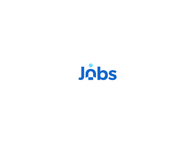 Jobs wordmark logo brand branding career careers company creative hiring identity jobs logo logo design man people recruiting staffing typography wordmark wordmark series