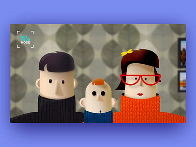 Got your nose! affinity designer animation app design characters illustrator ui
