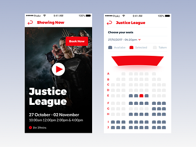 Cinema Booking App africa app cinema cinema booking app ghana mobile mockup motion movie booking movies ui ui inspiration ui interaction uidesign ux uxdesign