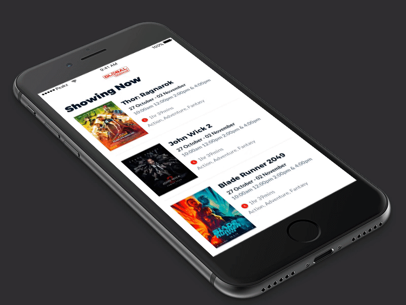 Cinema Booking Ui Interaction africa animated gif animation app booking bookings cinema cinema booking app design ghana interface mobile app design mockup ui ui design uidesign ux ux design