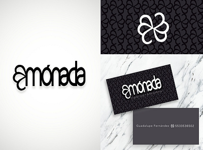 Monada Visual Identity branding design graphic design logo vector