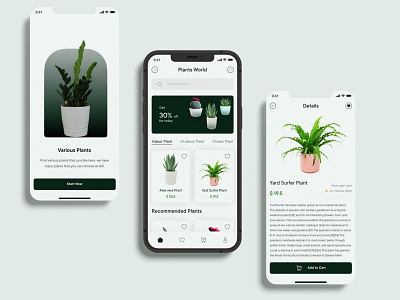 Tree Shop App Design