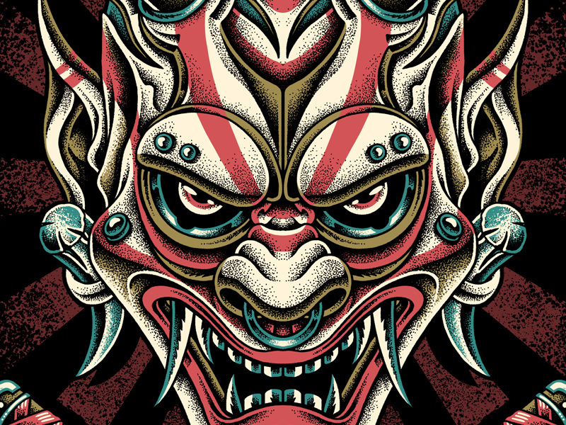 Oni Demon by Rahadil Hermana on Dribbble