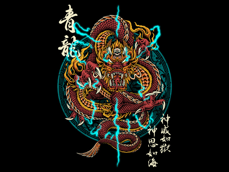 Dragon King culture mythology dragonball design character dragon chinese
