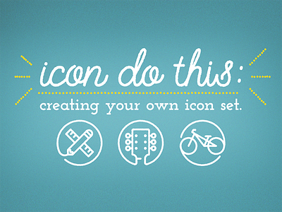 Icon Do This! adobe illustrator class design icon icons illustration lesson logo skillshare vector