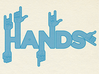 Hands design graphic design hand hands illustration typography