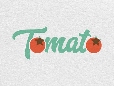 It's a Fruit. fruit illustration logo sticker tomato typography