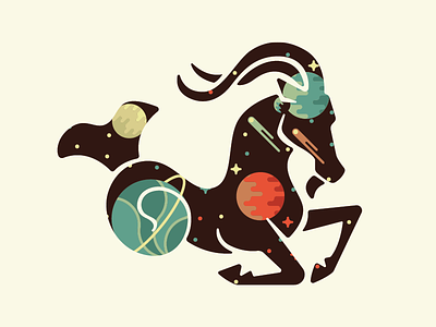30 Minute Challenge (Astrology) astrology capricorn goat thing logo space stars