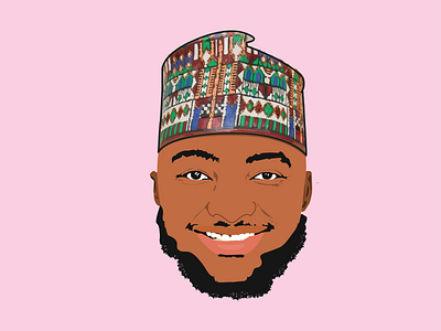 African Man Vector Portrait