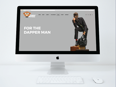 Dapper Monkey Website (Kenya) ecommerce ecommerce design landing page web design website