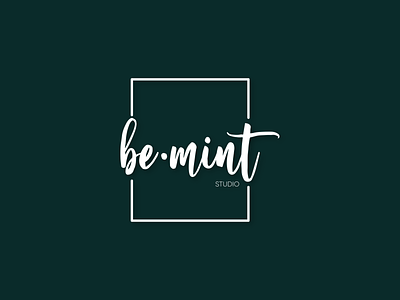 Be•Mint Studio Logo Design branding branding design design icon logo logo design typography