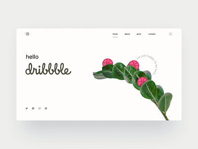 Hello Dribbble! design ui uidesign ux webdesign