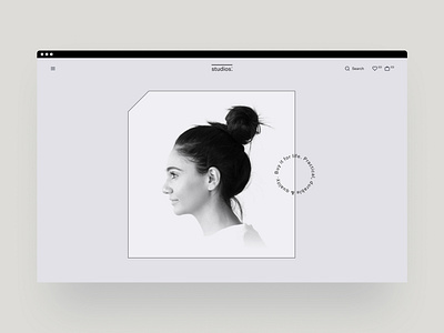 studios® — hero section brand branding design ecommerce graphic design ui uidesign ux uxdesign webdesign