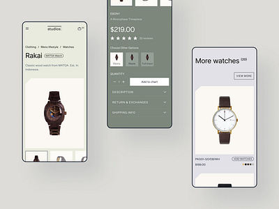 studios® — detail product section branding design ecommerce graphic design ui uidesign ux uxdesign webdesign