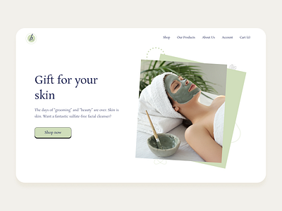 Cosmetic Landing page beauty ecommerce landingpages makeup minimal products shopify shopify theme shopping ui ux web