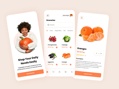 Vegetable Order App 🍈🍉🥦