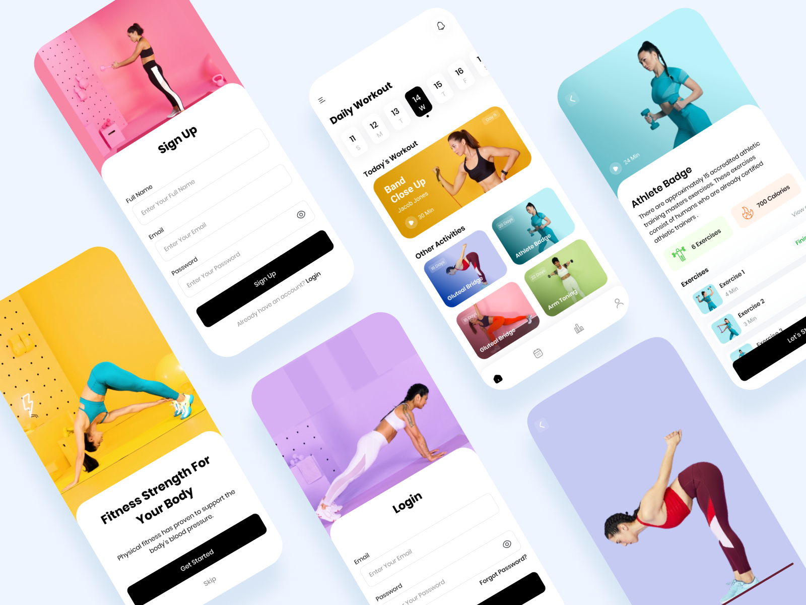 🏋️‍♀️fitness Workout App By Vijay Bhuva On Dribbble