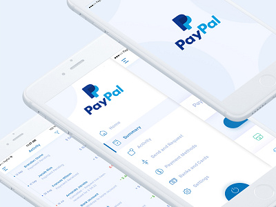 PayPal App Redesign Concept creative iphone mobile money payment paypal psd ui ux