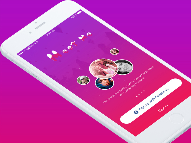 Meet Me (Dating UI Concept) by Vijay Bhuva on Dribbble