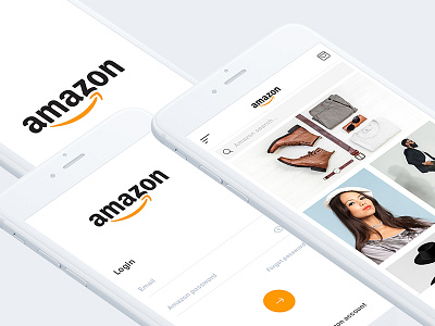 Amazon app redesign amazon app dashboard design ecommerce flatui ios psd shop shopping ui