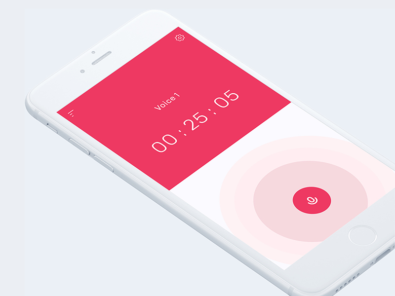 Voice Recording App by Vijay Bhuva on Dribbble