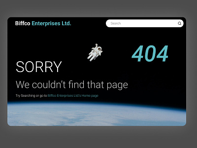 404 Page Not Found design ui ux