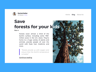 Blog post DailyUI 035