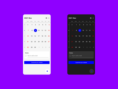 Calendar DailyUI 038