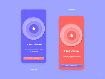 Confirmation #DailyUI #054 design ui