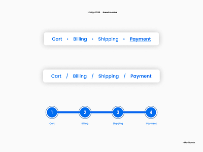 Breadcrumbs DailyUI 056