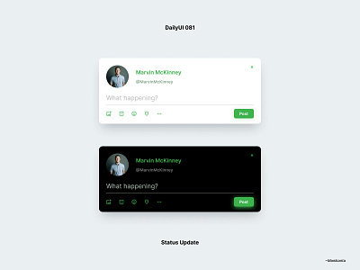 Status Update DailyUI 081