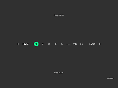 Pagination DailyUI 085